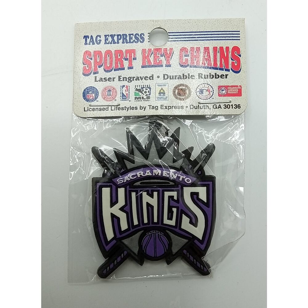 Vintage Tag Express Sacramento Kings NBA Sport Key chain
